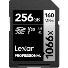 256GB Professional 1066X Sdxc Uhs-I Cards, Up To 160MB/S Read 120MB/S Write C10 V30 U3