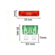 Amper Standart Boy Bıçak Sigorta (50)