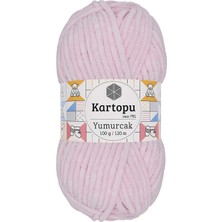 Aydogan's 1 Adet Yumurcak Kadife El Örgü Ipi Toz Pembe K1562