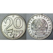 Banknoting Kazakistan 20 Tenge 2015.