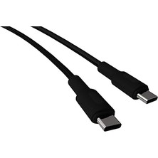 Type C-C, Pd 30WATT Hızlı Şarj Kablosu, Siyah (100 Cm)