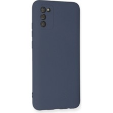 Vera Vtc  Samsung Galaxy A03S Kılıf Nano Içi Kadife Silikon - Gri 965874