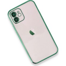 Vera Vtc  iPhone 12 Kılıf  Lensli Silikon - Yeşil 965874