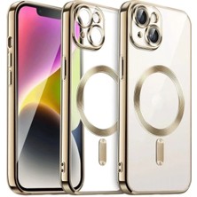 Vera Vtc  iPhone 15 Kılıf Kross Magneticsafe Kapak - Gold 965874