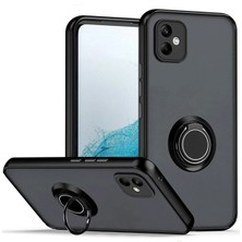 Vera Vtc  Samsung Galaxy A06 Kılıf Montreal Yüzüklü Silikon Kapak - Siyah 965874