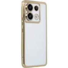Vera Vtc  Xiaomi Redmi Note 13 Pro 4g Kılıf  Lensli Silikon - Gold 965874