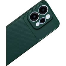 Vera Vtc  Oppo Reno 15 Auto Focus Karbon Kapak - Koyu Yeşil 965874