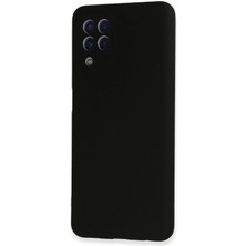 Vera Vtc  Samsung Galaxy A22 Kılıf Nano Içi Kadife Silikon - Siyah 965874