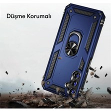 Vera Vtc  Samsung Galaxy A04S Kılıf Sofya Yüzüklü Silikon Kapak - Siyah 965874