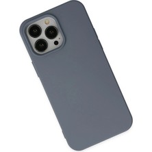 Vera Vtc  iPhone 14 Pro Kılıf Nano Içi Kadife Silikon - Gri 965874