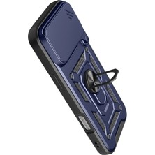 Vera Vtc  Apple iPhone 17 Pro Max Pars Lens Yüzüklü Silikon - Lacivert 965874