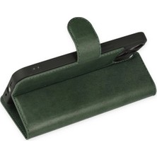 Vera Vtc  iPhone 14 Plus Kılıf Trend S Plus Kapaklı Kılıf - Yeşil 965874