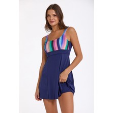 Ang Butik Argento 0341-3016 Kadın Elbiseli Mayo