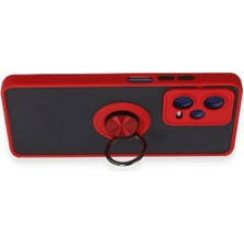 Vera Vtc  Xiaomi Redmi Note 12 5g Kılıf Montreal Yüzüklü Silikon Kapak - Kırmızı 965874