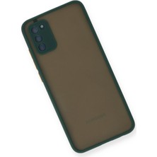 Vera Vtc  Samsung Galaxy A03S Kılıf Montreal Silikon Kapak - Yeşil 965874