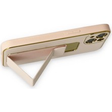 Vera Vtc  iPhone 14 Plus Kılıf Coco Deri Standlı Kapak - Gold 965874