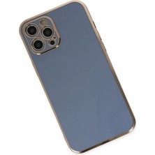 Vera Vtc  iPhone 12 Pro Max Kılıf Volet Silikon - Mavi 965874