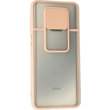Vera Vtc  Xiaomi Redmi Note 9 Pro Kılıf Palm Buzlu Kamera Sürgülü Silikon - Pembe 965874