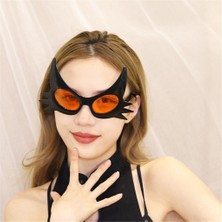 Vera Vtc Siyah Renk Bıyık Tasarımlı Kedi Gözlüğü 19X11CM 965874