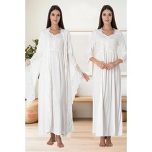 Ang Butik Effortt 3010  Sabahlıklı Lohusa Gecelik Takımı