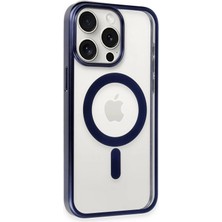 Vera Vtc  iPhone 15 Pro Max Kılıf Erozi Magsafe Kapak - Lacivert 965874