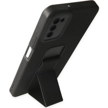 Vera Vtc  Samsung Galaxy A03S Kılıf Mega Standlı Silikon - Siyah 965874