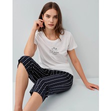 Ang Butik Pierre Cardin 9207-X Kadın Battal Kapri Ikili Takım