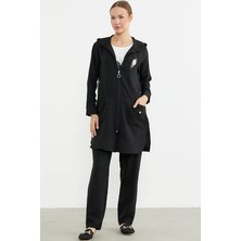 Ang Butik Sementa 76473 Büyük Beden Keten Görünümlü Üçlü Takım