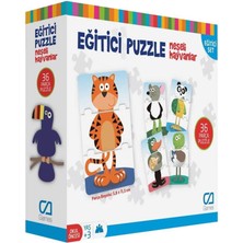 Vera Vtc CA.5028 Ca Games Eğitici Puzzle Neşeli Hayvanlar 965874