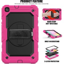 Vera Vtc  Samsung Galaxy T290 Tab A 8 Kılıf Pars Tablet Kapak - Pembe 965874