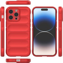 Vera Vtc  iPhone 15 Pro Kılıf Optimum Silikon - Kırmızı 965874