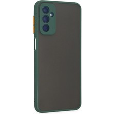 Vera Vtc  Samsung Galaxy M13 Kılıf Montreal Silikon Kapak - Yeşil 965874