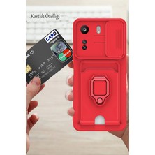 Vera Vtc  Xiaomi Redmi 13C Kılıf Zuma Kartvizitli Yüzüklü Silikon - Lacivert 965874