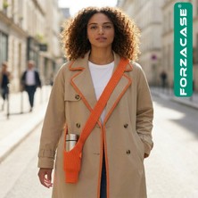 Forzacase 80 cm Örgü 500ML Termos Suluk Taşıma Çantası Çapraz Termos Askısı - FC1178