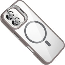 Vera Vtc  Apple iPhone 16 Plus Remim Lensli Magsafe Standlı Kapak - Titan Gri 965874