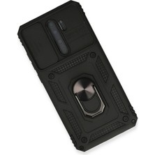 Vera Vtc  Xiaomi Redmi Note 8 Pro Kılıf Pars Lens Yüzüklü Silikon - Siyah 965874