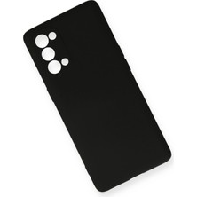 Vera Vtc  Oppo Reno 5 Kılıf Nano Içi Kadife Silikon - Siyah 965874