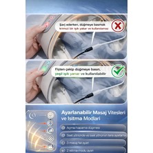 ESY Teknoloji Sırt ve Boyun Ağrı Giderici Elektrikli Masaj Aleti | 40-45°c Isı Terapili