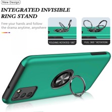 Vera Vtc  Samsung Galaxy A02S Kılıf Elit Yüzüklü Kapak - Yeşil 965874