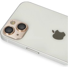 Vera Vtc  iPhone 13 Pers Alüminyum Kamera Lens - Gold 965874