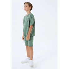 Ang Butik Rolypoly 3758-G Erkek Garson Bermuda Takım