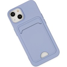 Vera Vtc  iPhone 14 Plus Kılıf Kelvin Kartvizitli Silikon - Lila 965874