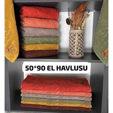 Rüya Pırıltı 50X90 Saray Jakarlı Havlu – Saç, El ve Yüz Için Yumuşak & Yüksek Emiciylı 6lı renk: karışık