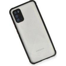 Vera Vtc  Samsung Galaxy A02S Kılıf Miami Şeffaf Silikon - Siyah 965874
