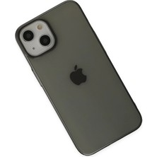 Vera Vtc  iPhone 14 Plus Kılıf Pc Sert Şeffaf Kapak - Siyah 965874