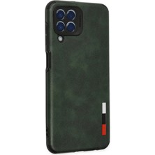 Vera Vtc  Samsung Galaxy M33 Kılıf Loop Deri Silikon - Yeşil 965874