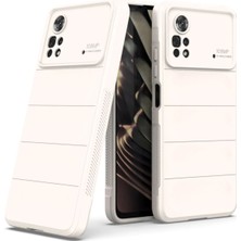 Vera Vtc  Xiaomi Poco X4 Pro 5g Kılıf Optimum Silikon - Krem 965874
