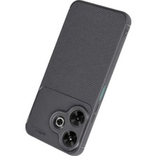 Vera Vtc  Xiaomi Redmi 13 4g Kılıf Auto Focus Karbon Kapak - Gri 965874