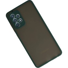 Vera Vtc  Samsung Galaxy A72 Kılıf Montreal Silikon Kapak - Koyu Yeşil 965874
