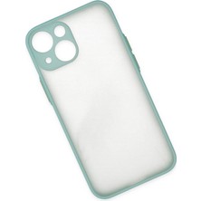 Vera Vtc  iPhone 15 Plus Kılıf Montreal Silikon Kapak - Açık Yeşil 965874